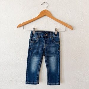 Cat & Jack Boys Slim Dark Wash Super Stretch Denim, sz 12-18m
